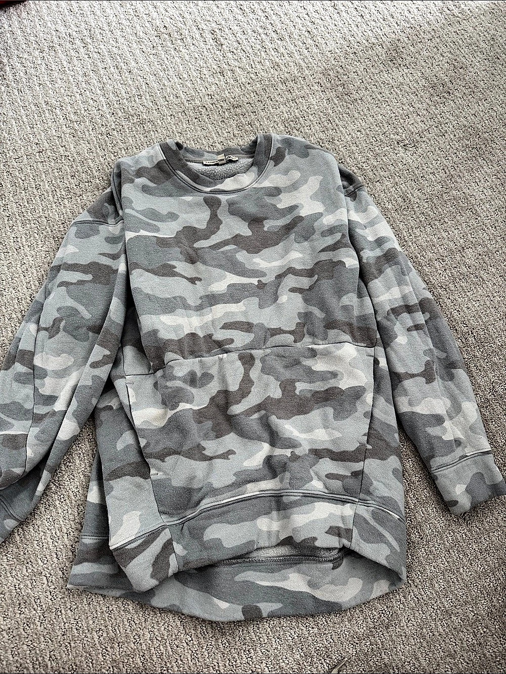 Express Camo Pullover Sweatshirt